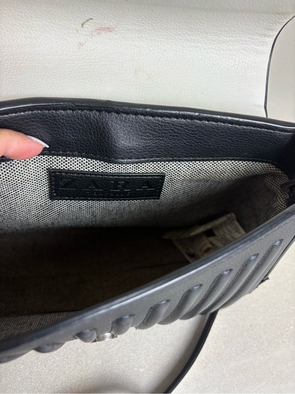 ZARA Black Crossbody Bag - Picture 3 of 9